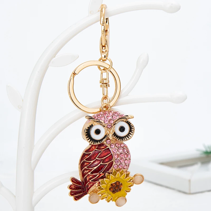 

Металлический брелок с кристаллами, бриллиантовый брелок для ключей от производителя, женский брелок для ключей, Роскошный брелок для ключ...