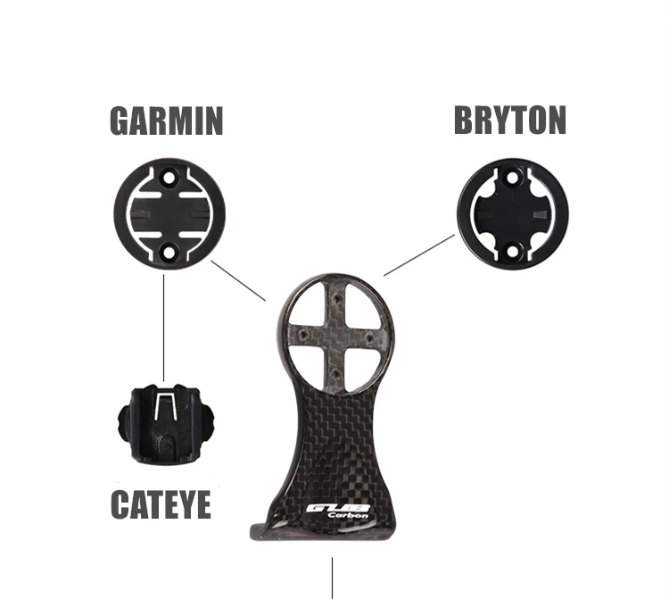 Оригинальное карбоновое крепление Garmin Bryton Cateye для переднего велосипедного компьютера на руль с держателем лампы Gropro Аксессуары для велосипеда