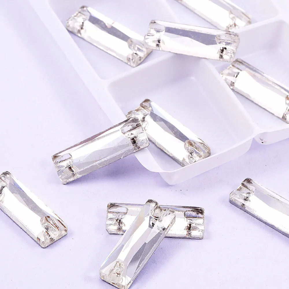 Космический багет стеклянные стразы шьют на стразах прямоугольные с плоской