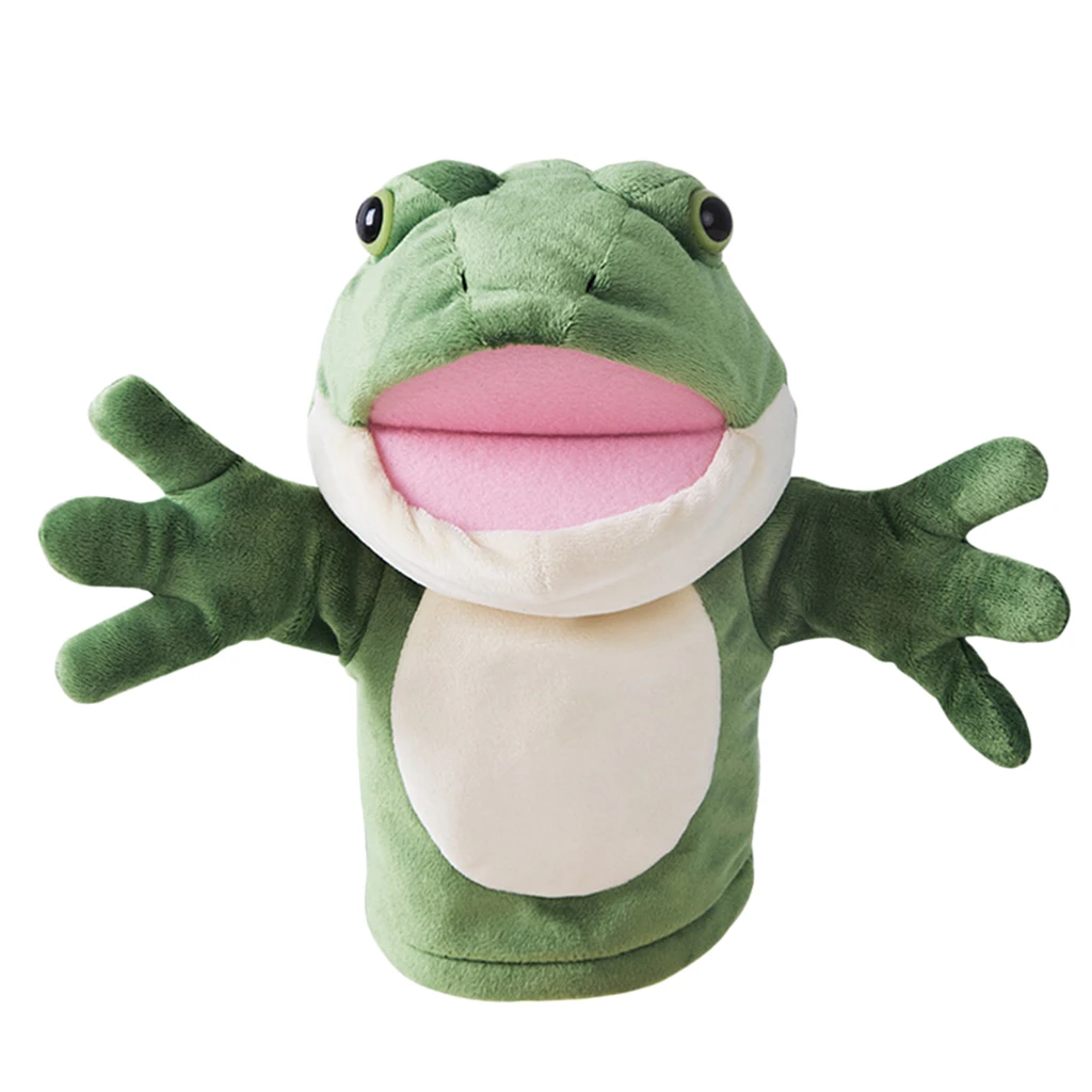 

Разноцветные Мультяшные животные ручной кукольный комплект Детские ролевые игры Ролевые Игры развивающие