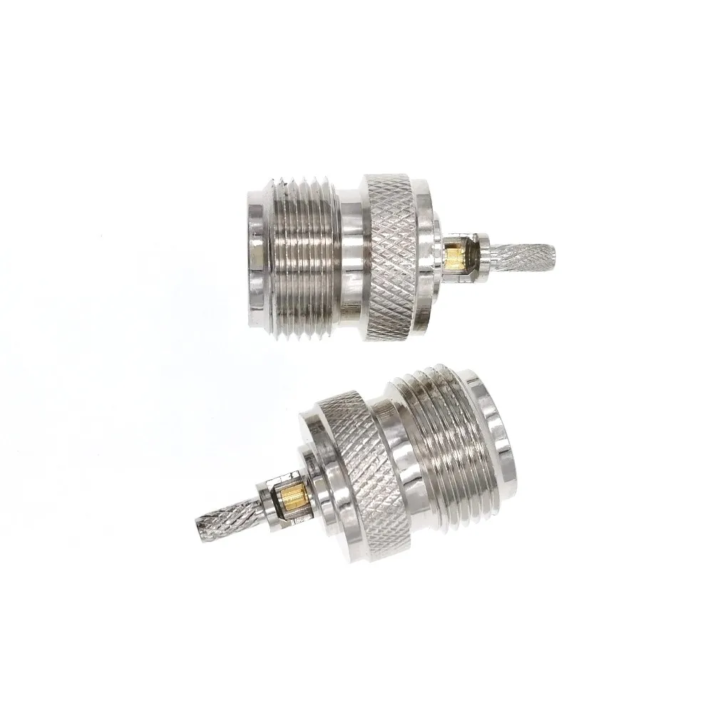 10 шт. N гнездовой обжимной радиочастотный соединитель для кабеля RG316 RG174 LMR100 |