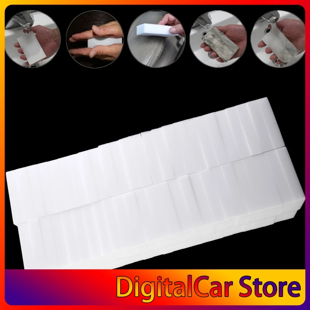 100 шт./лот губка Ластик Меламиновый Очиститель - Цена: 149,11 руб.