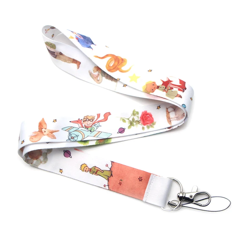 CA194 Le Petit брелок принц Lanyards держатель удостоверения личности ID карта пройти мобильный телефон USB бейдж держатель ключевой ремень