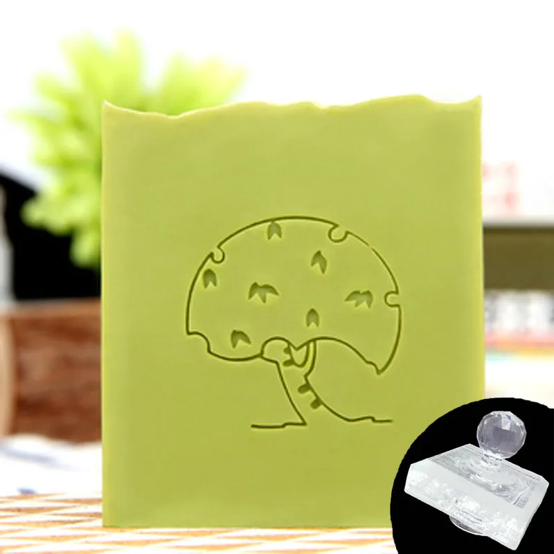 Симпатичные прозрачные штампы ручной работы трава растение печать изготовление