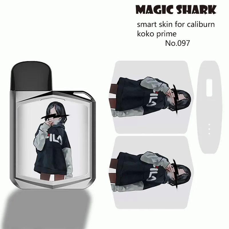 Новый Зонт Череп медведь лист Защитная пленка для Uwell Caliburn KOKO Prime Набор наклеек |