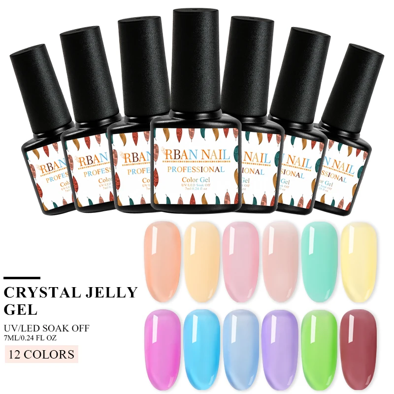 Полупрозрачный Гель-лак для ногтей 7 мл | Красота и здоровье