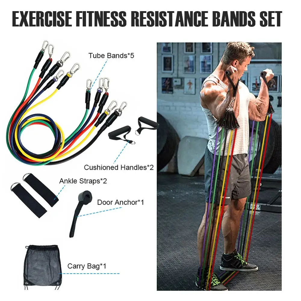 11 шт./компл. эластичная лента из латекса с педалью | Безопасность и защита