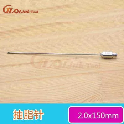 2x150mm Канюля для липосакции жировой передачи иглы аспиратор для красоты, жировой комплект для трансплантации, жировой уборки канюля для стволовых инструментов - Цвет: 2x150mm