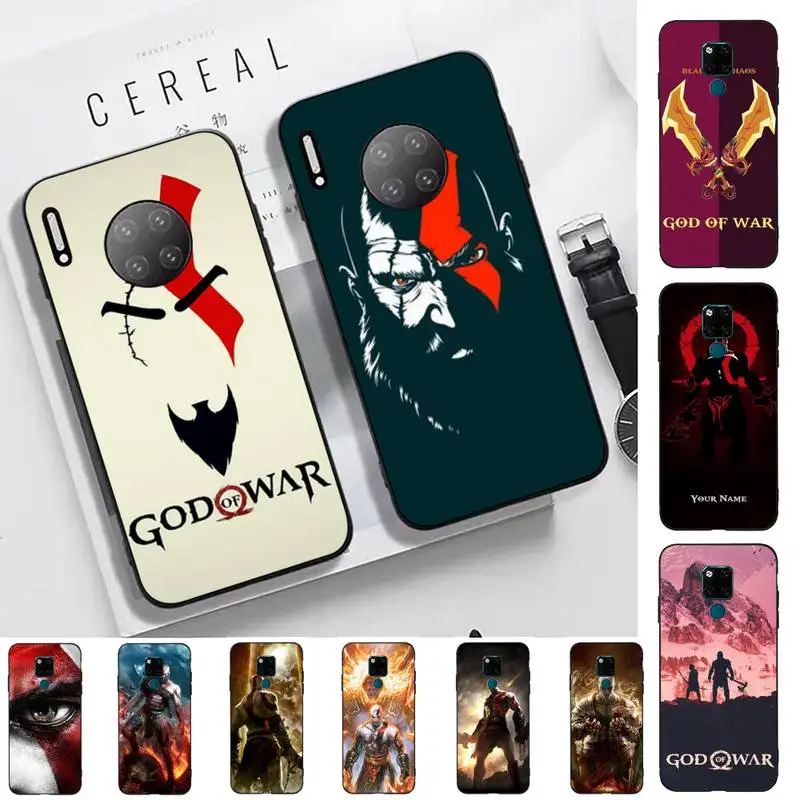 

FHNBLJ GOD OF WAR Phone Case for Huawei Mate 20 10 9 40 30 lite pro X Nova 2 3i 7se