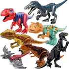 Тяжелый коготь дракона Фигурки Динозавров Юрского периода кирпичи тираннозавр строительные блоки Динозавр мир игрушки для детей динозавр