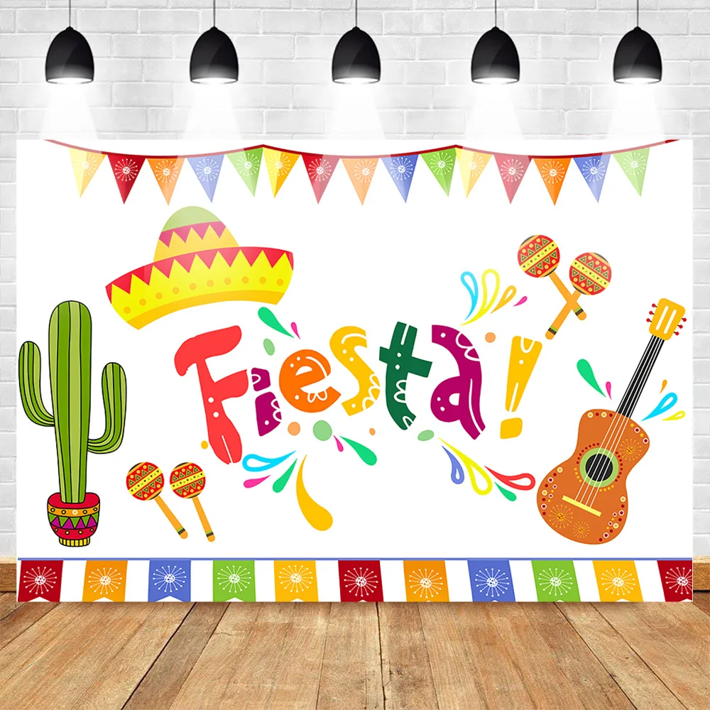 Fiesta тематический фон для фотосъемки с изображением Мексика музыка Стиль