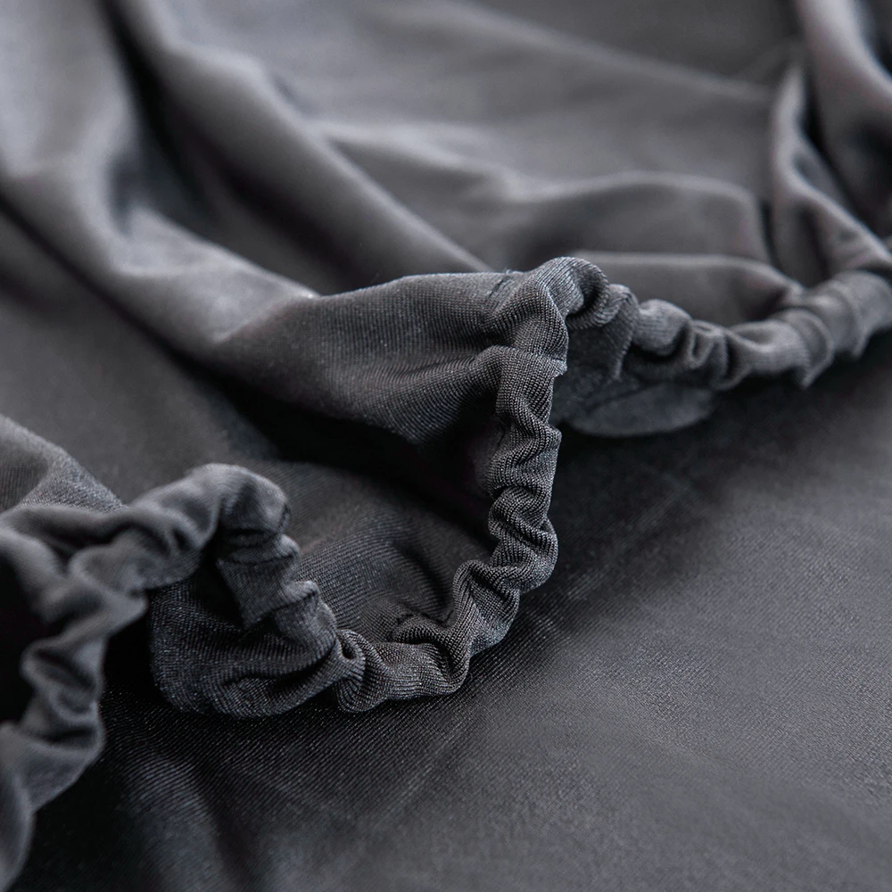 Современные однотонные модные эластичные чехлы для диванов гостиной