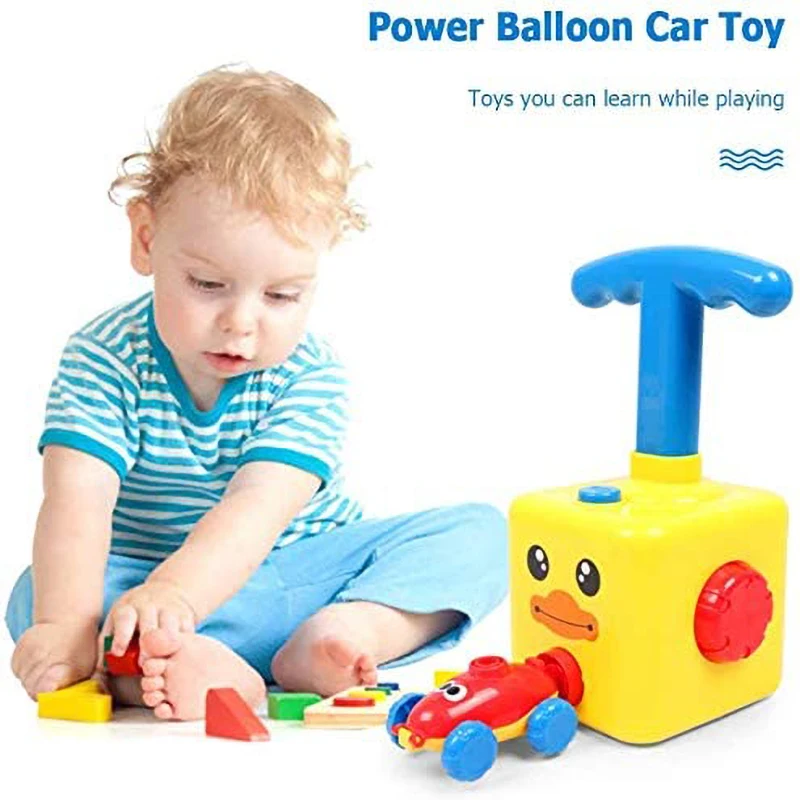

Children's Balloon Car Fun Balloon Toy Launch Tower Inertia Aerodynamic Car Educational Toy Gift for Children