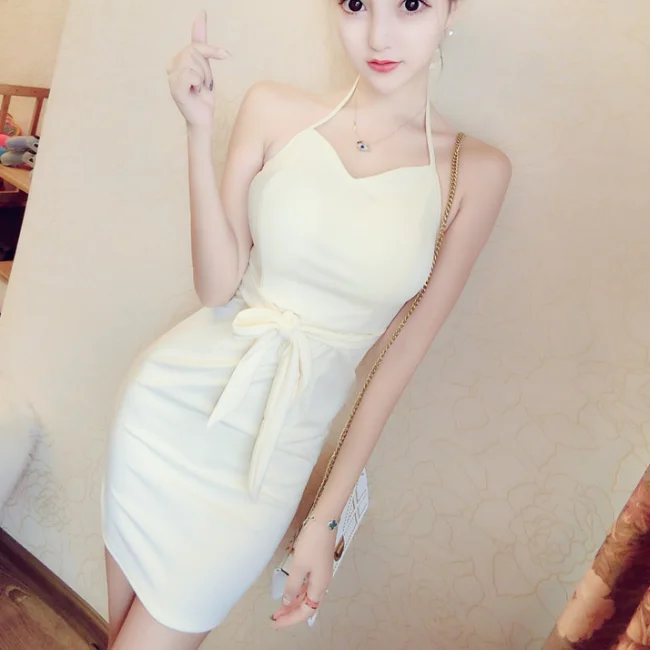 

2021 Sexy Summer Straps Dress Women Bodycon Dresses Backless Club Party Dress Mini Vestidos