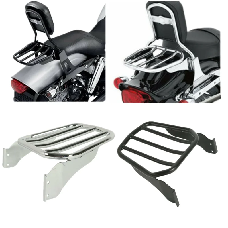 Спортивная багажная стойка для мотоциклистов Harley Fat Boy Softail Springer на заказ 07