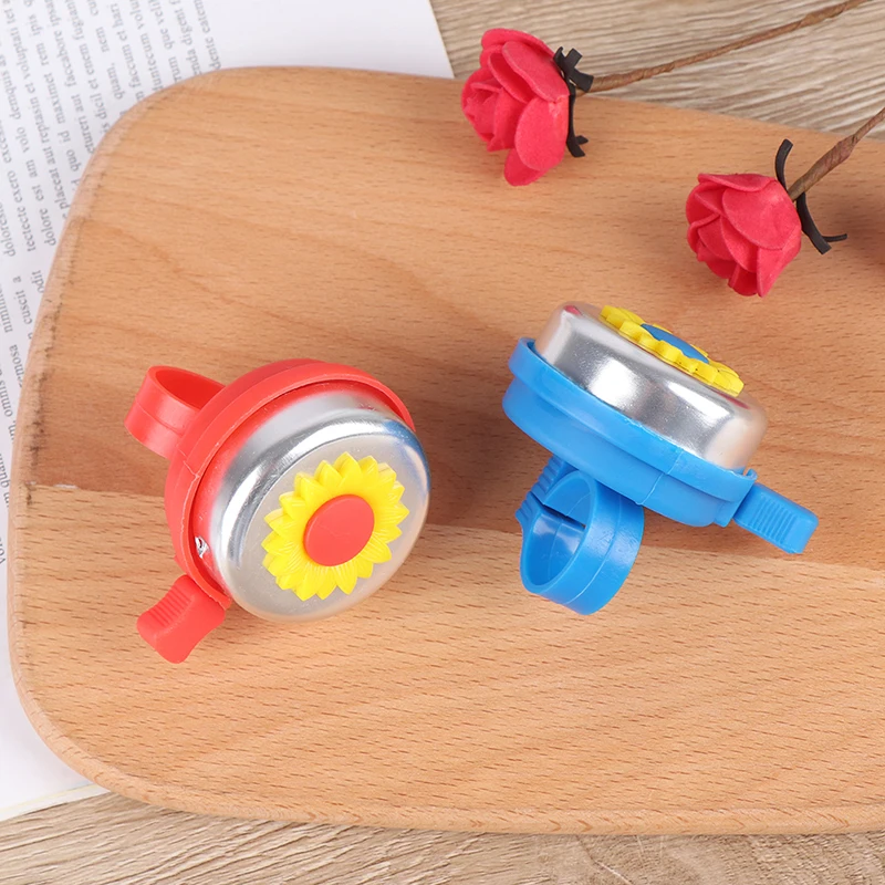 1 шт. велосипедный колокольчик кольцо милый ребенок мини в форме подсолнуха