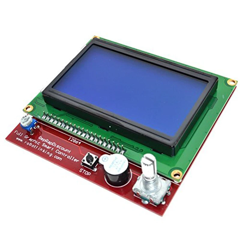 Плата контроллера графического смарт дисплея LCD 12864 с адаптером кабеля для 3D