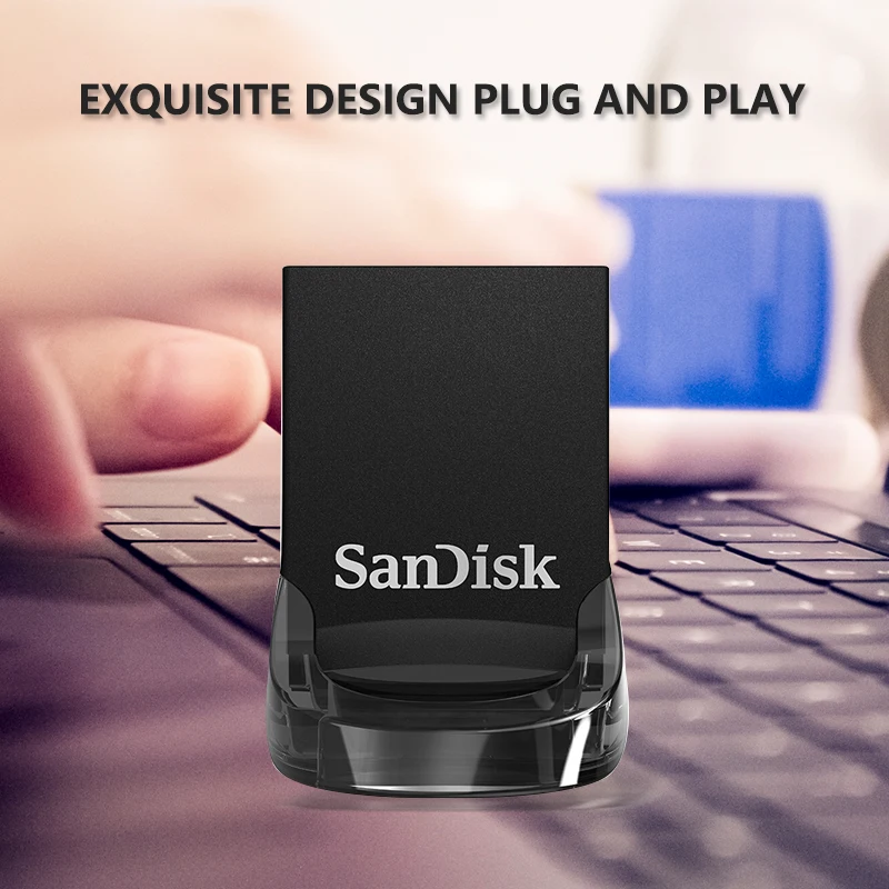 Оригинальный USB-флеш-накопитель SanDisk CZ430 32 ГБ 64 128 мини-флеш-накопитель 16 карта