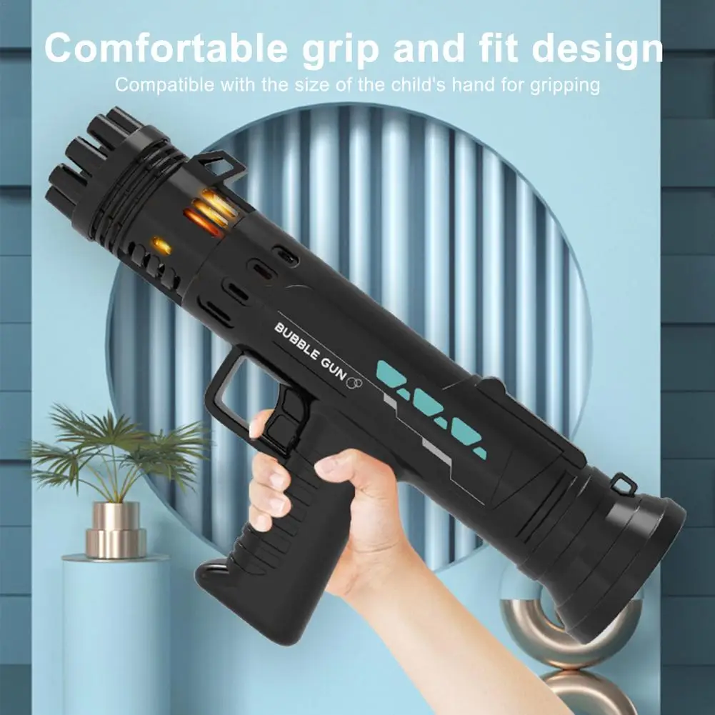 Автоматическая пузырчатая машина Gatling для детей электрический аппарат стрельбы