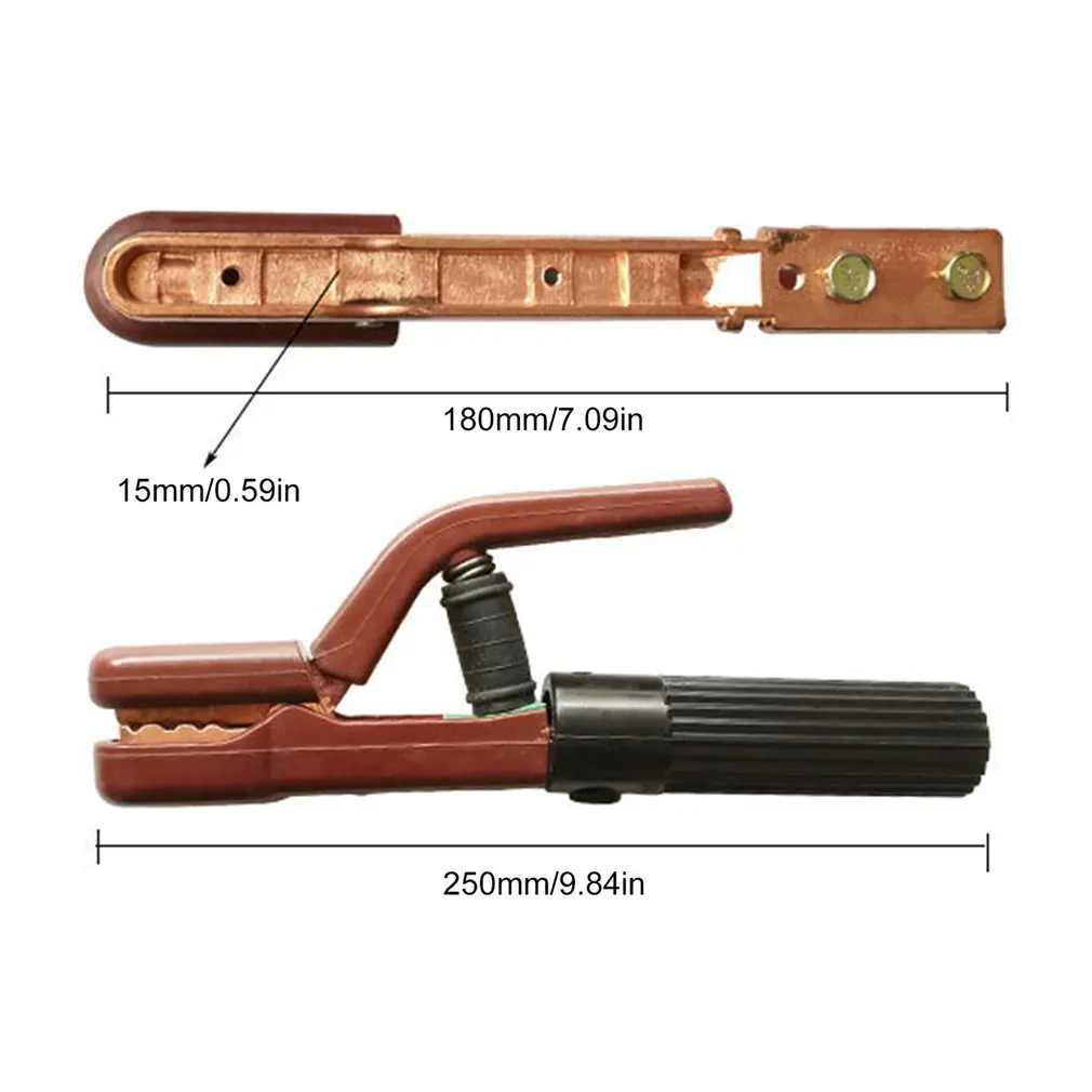 

800A Electrode Holder Stick Welder Copper Welding Rod Mini Cable Welding Clamps Stinger Clamp Tool Heat Resistant