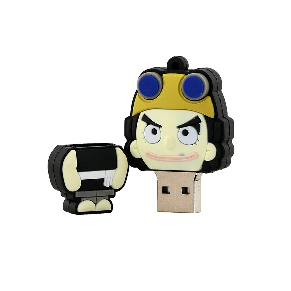 Флеш-накопитель, одна штука, 64 ГБ, USB флеш-накопитель, 128 ГБ, USB 2,0, мультфильм, Луффи Зоро, 16 ГБ, флеш-накопитель, 32 ГБ, флешка, 8 ГБ, карта памяти, диск