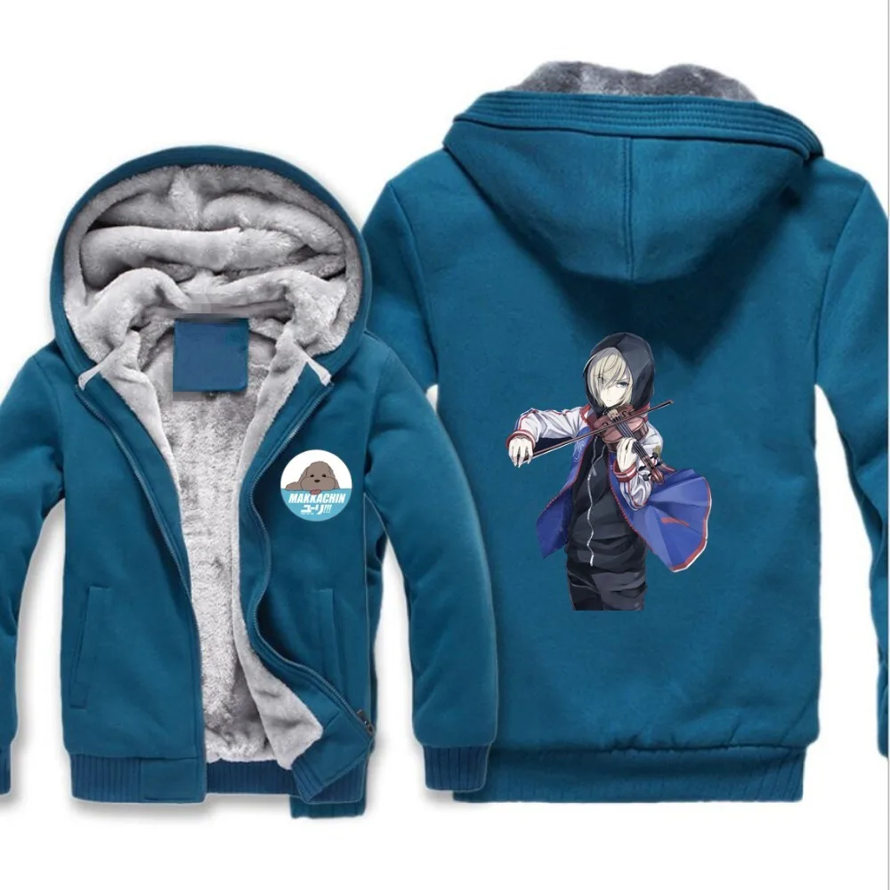 

anime YURI!!! on ICE jacket Victor All Group Cosplay cat costume thicken tiger causual winter fleece jacket