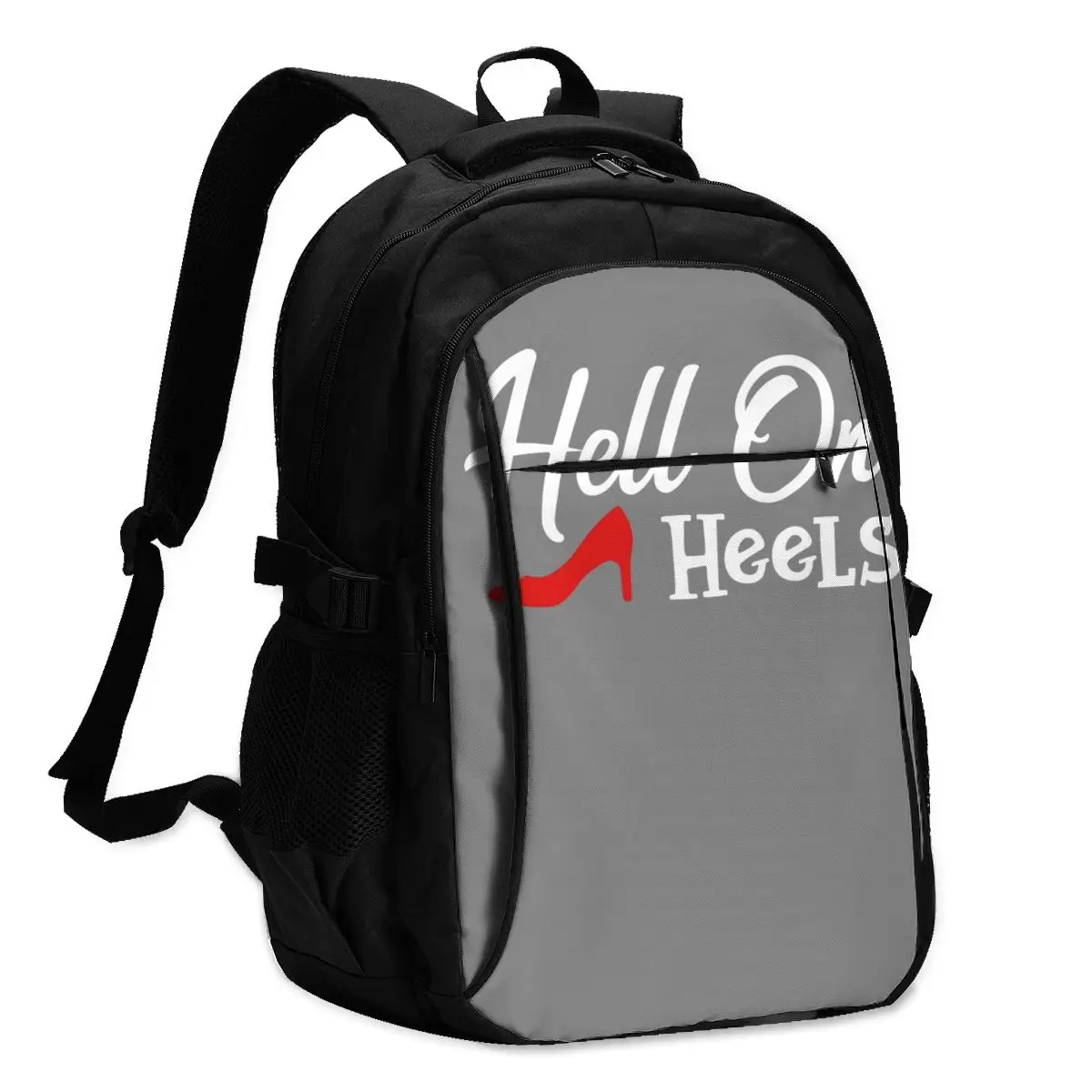 

Hell Girl Backpacks Charger USB Commuter Woman Backpack Durable Streetwear Bags