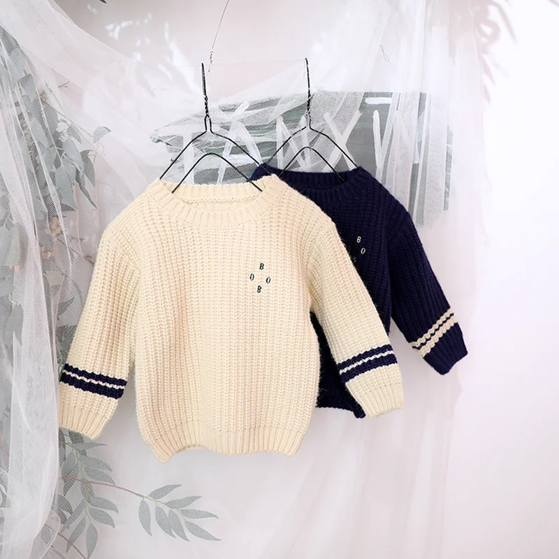

Baby Girls Winter Crew Neck Sweater Sweater Colthes 2020 Autumn Boys Children Clothing Pullover Knitted Solid Kids Sweaters