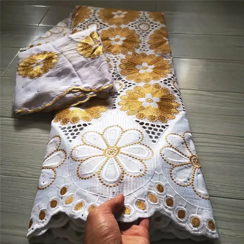 Швейцарская кружевная ткань 2021 новейшая вышивка африканские хлопковые ткани