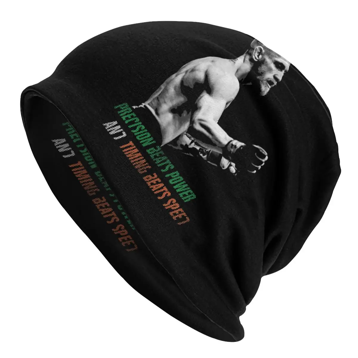 

Крутые шапки Conor McGregor с биркой, винтажные осенне-зимние шапки, облегающие шапки, шапки унисекс, Весенняя теплая шапка с запахом на голову, вяз...