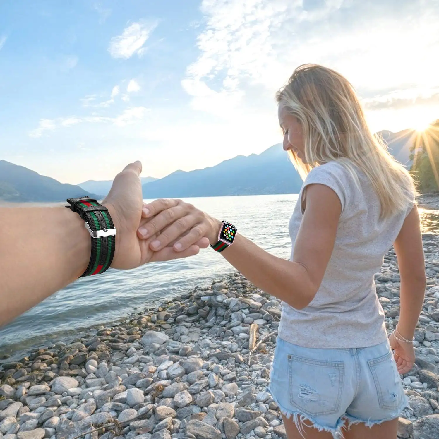Браслеты-манжеты для Apple Watch 38 мм 42 мм 40 мм 44 мм Iwatch серии 5 4 3 2 1, кожаный браслет для мужчин и женщин