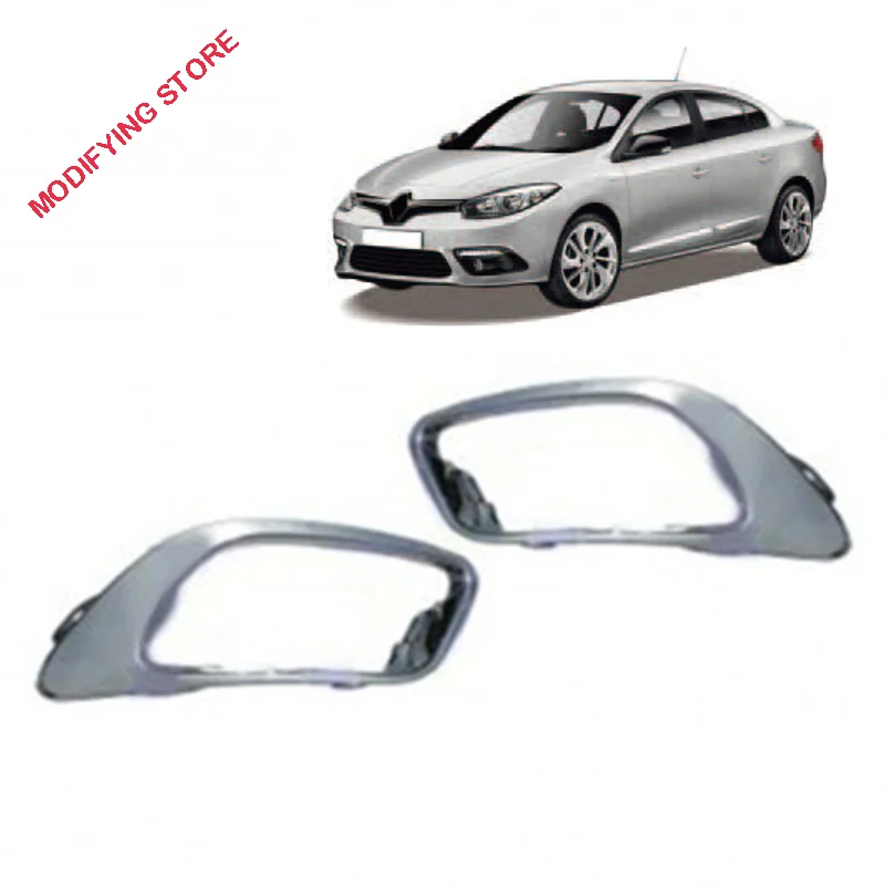 Хромированный противотуманный светильник рама для RENAULT FLUENCE 2013|Передние и