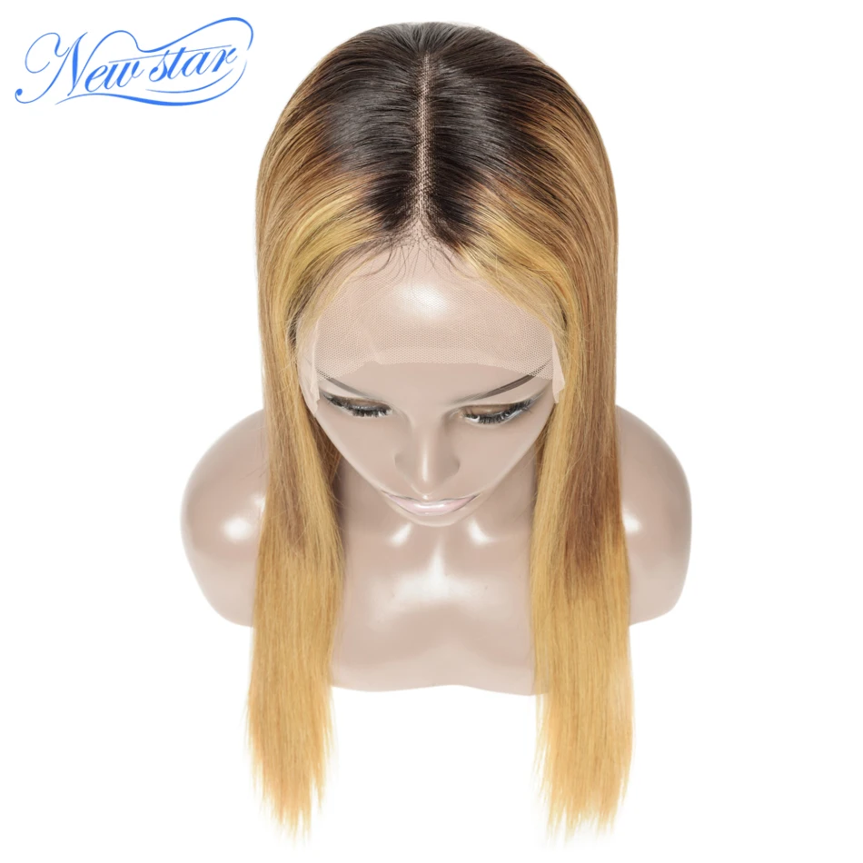 Эффектом деграде (переход от темного к Синтетические волосы на кружеве парик