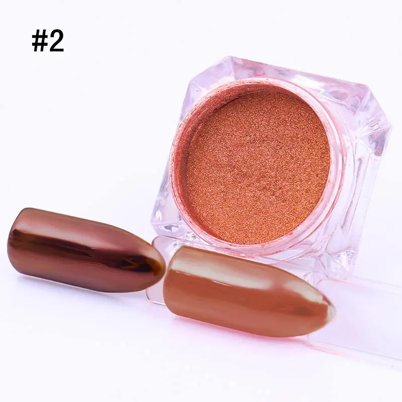 Color 8 2g 0,5 г Сияющий Хамелеон пигмент хром порошок пыль голографический блестящий для ногтей порошок для УФ гель-лака DIY украшения для ногтей - Цвет: Color 8 2g