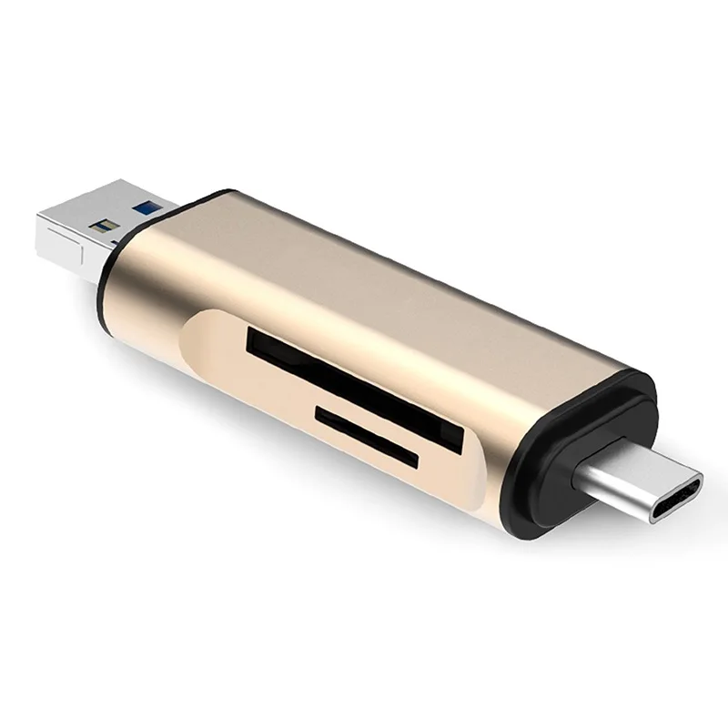 Адаптер usb 3 1 Type c к usb3.0 micro SD TF card reader с поддержкой OTG |