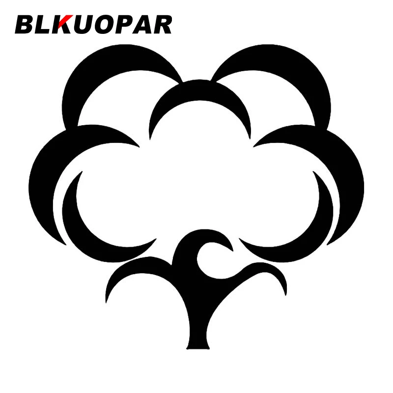 

BLKUOPAR для хлопчатобумажной силуэты деревьев, фотонаклейки из материала, кондиционер, водонепроницаемый бампер, солнцезащитные аксессуары