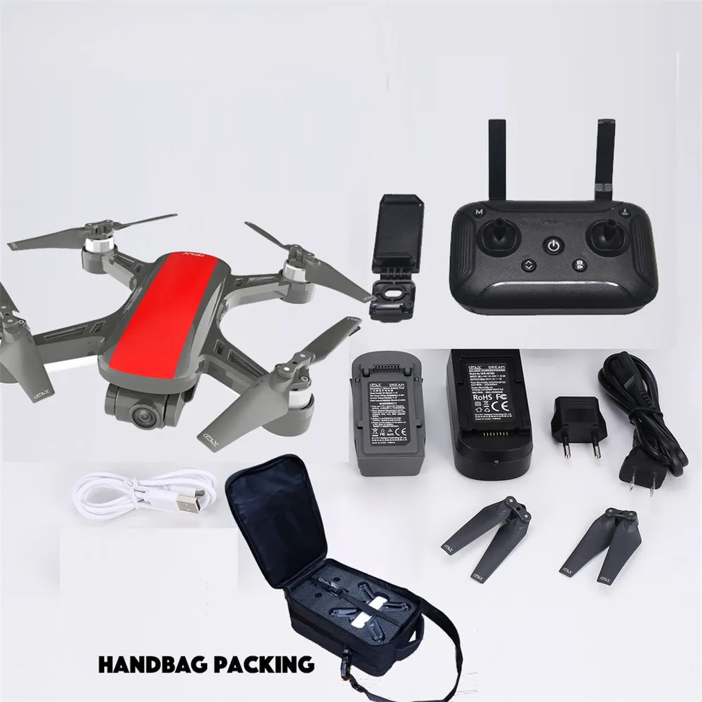 C-Fly мечта Дрон gps WI-FI с видом от первого лица 2 Ось Gimbal 4K HD Камера оптического потока+ рюкзак Радиоуправляемый квадрокоптер RC Дроны с Камера HD