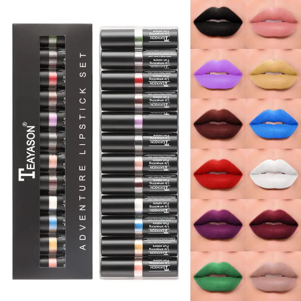 

O.TWO.O помада для Хэллоуина набор водостойкий блеск для губ жидкий клей для косплевечерние вампир рот макияж набор для женщин девушек