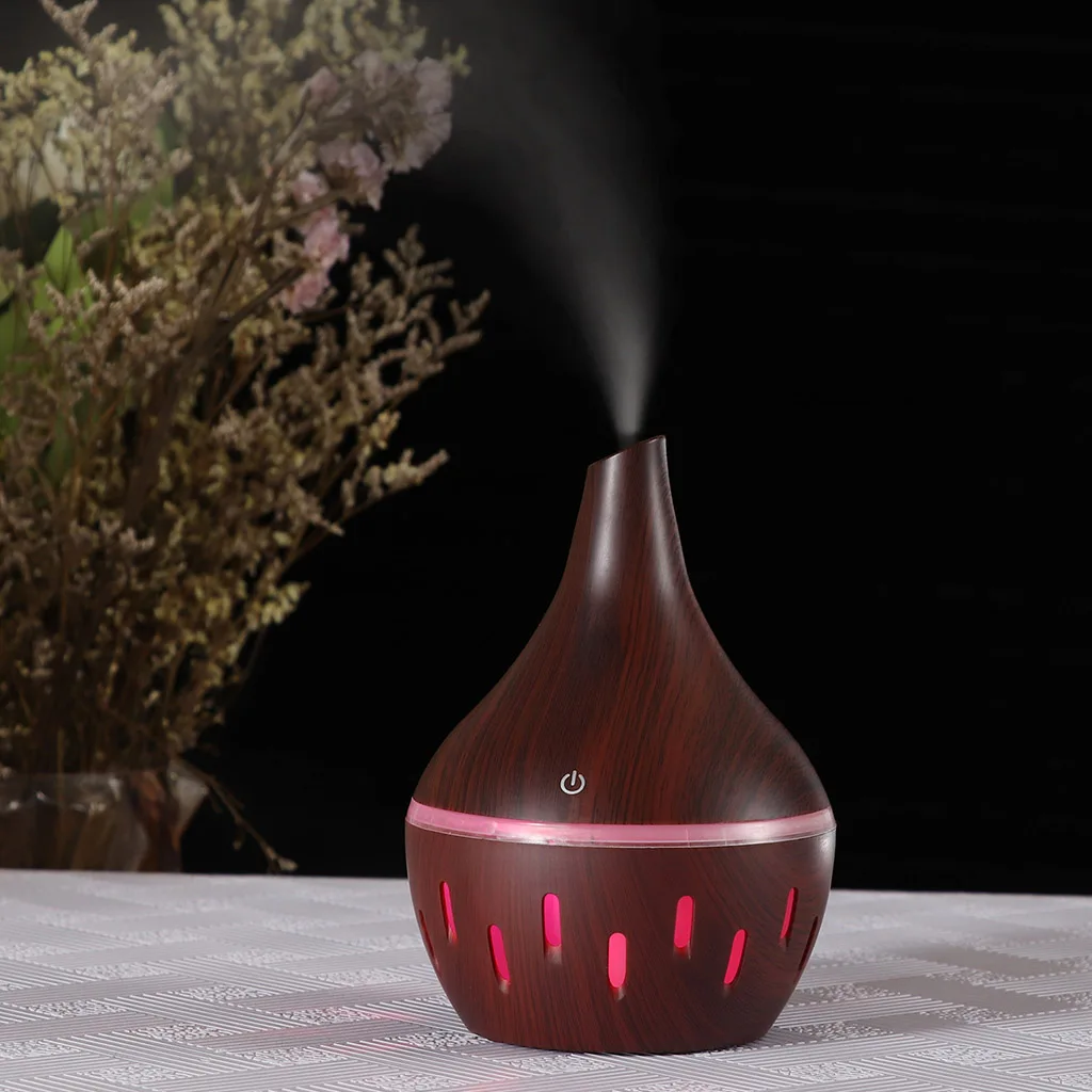 

300ml Mini USB Air Humidifier Essential Oil Aroma Diffuser Mute Air Purifier for Home Bedroom Office Car