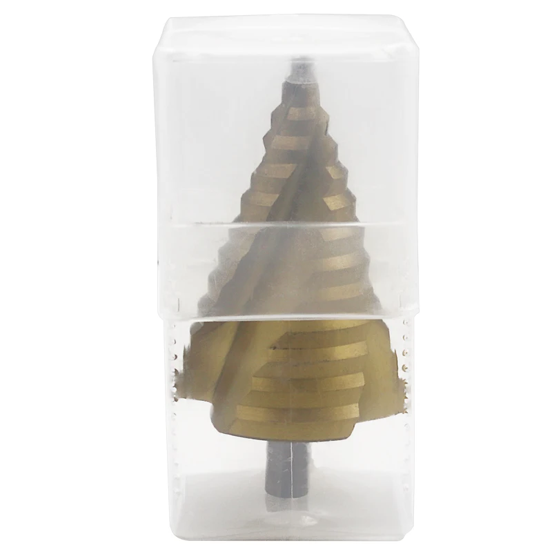 

6-65mm The Pagoda Shape HSS Triangle Shank 3R Spiral Pagoda Metal Steel Step Drill Bit Hole Drill Cone Drill