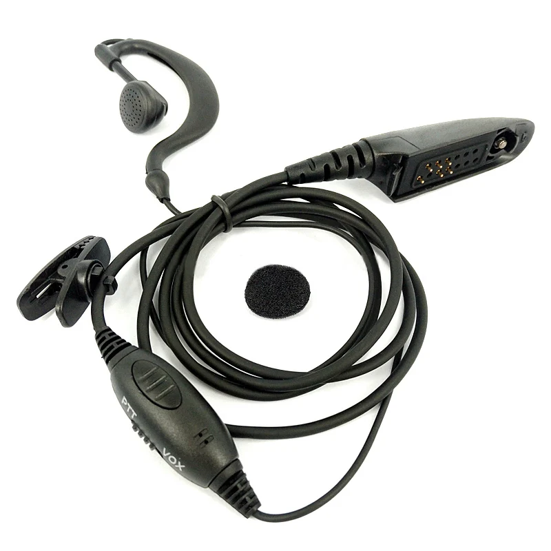 Earpiece Mic for Motorola Radio HT750 HT1250 GP328 GP329 GP340 GP380 MTX850 PRO5150 Walkie Talkie with Sound Control | Электроника
