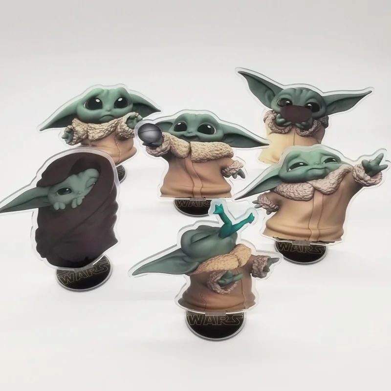 Лидер продаж! С принтом Звездные войны Детские йода акриловую поверхность каким