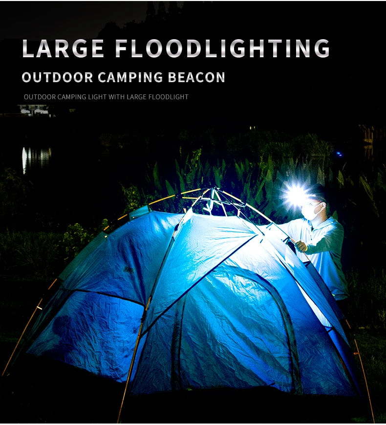 Фонарь налобный Ультраяркий водостойкий 5 светодиодов 18650 21700 |