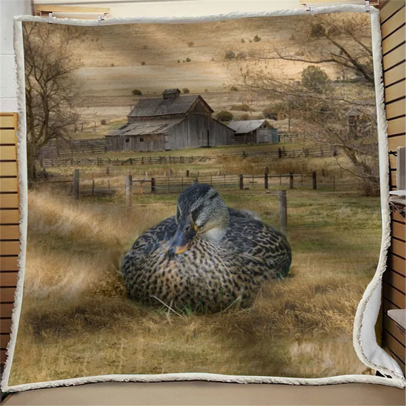 

Deer Huntbeus 3D full printed Wearable Blanket Adults/kids Fleece Blanket HOME ACCESSORIES