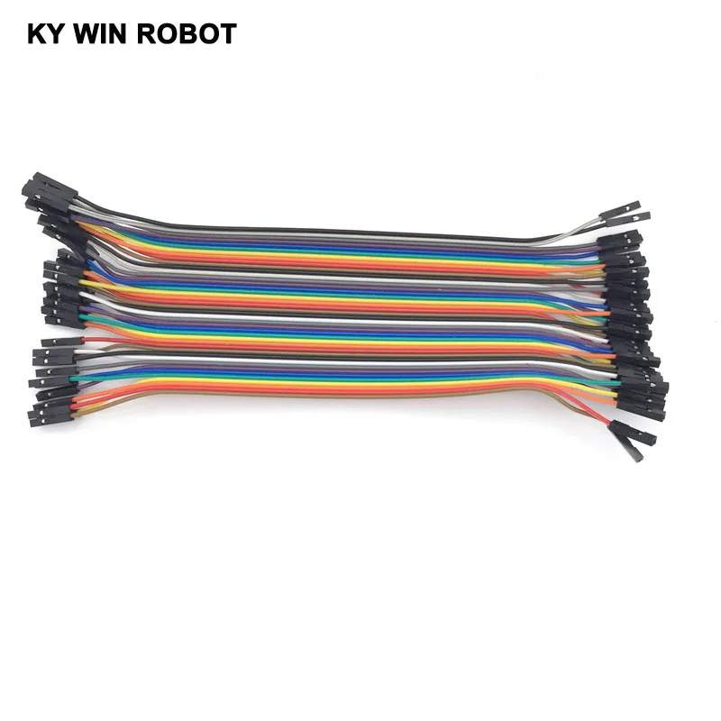 Перемычка для кабеля dupont 40 шт. перемычка линия гнездо 20 см 2 54 мм 1P набора arduino
