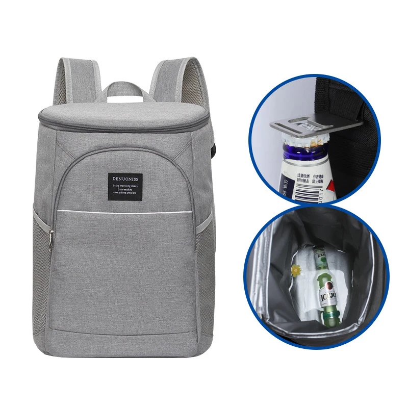 

18L Thermal Picnic Bag Waterproof Isothermal Fridge Backpack Food Beverage Cooler Fridge Backpacks Camping Picnic Storage Bags