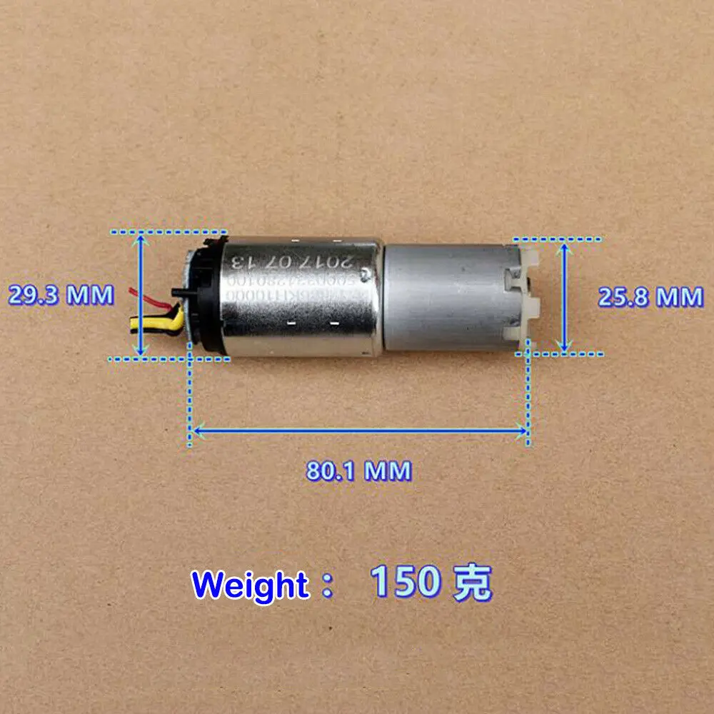 Мини планетарный мотор редуктор 396 DC 12V NdFeB 6 полюсный роторный редукционный