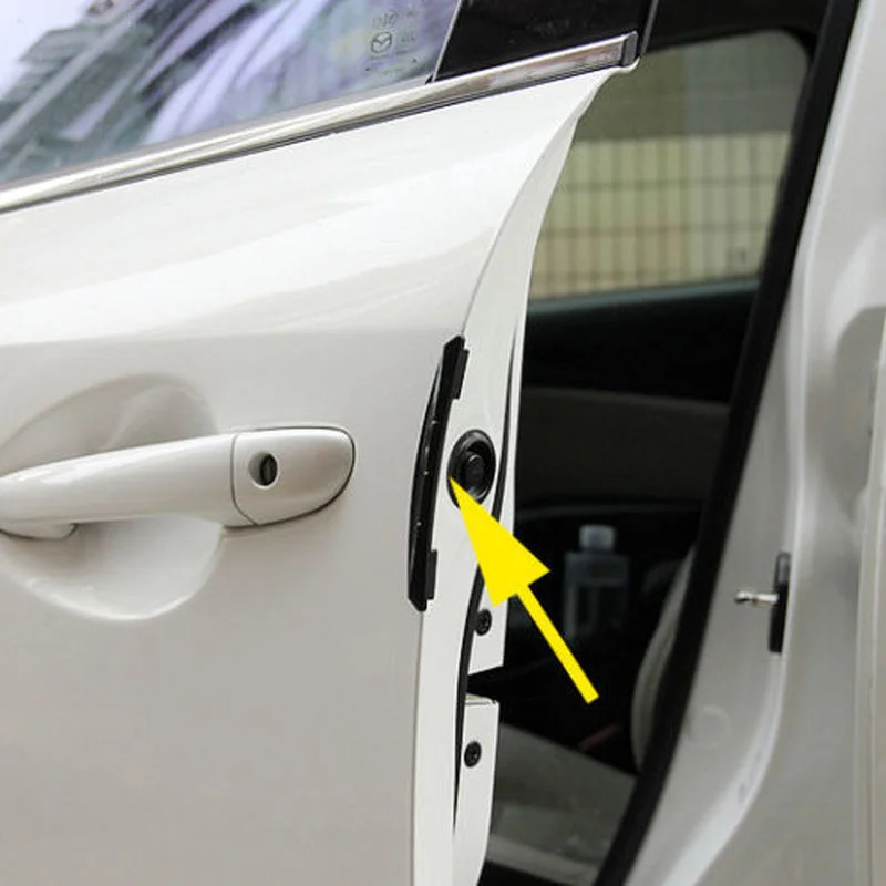 4PCS Car Door Edge Protector Guards Sticker Strip Anti Scratch Collision Auto Vehicle Door Protective Abrasion