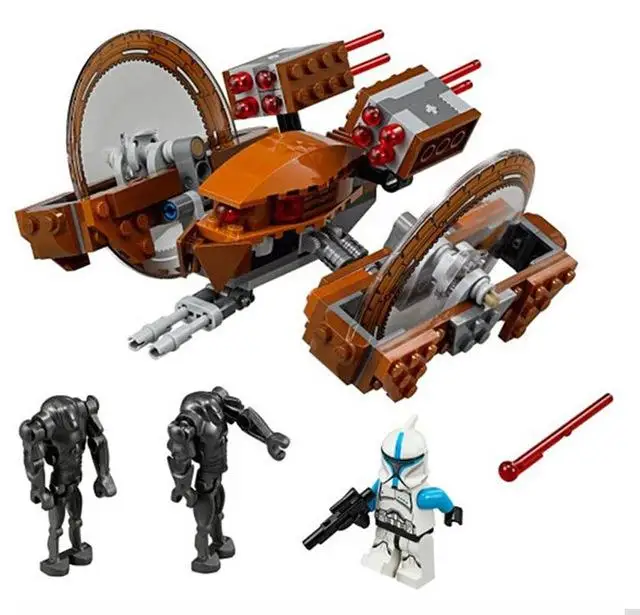 10370 Hailfire Droid Звездные войны серии 05145 05004 X-Wing Starfighterd 05147 имперский десантный корабль строительные блоки кирпичи подарок для детей Совместимость - Цвет: 10370 Hailfire Droid