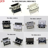 jcd 1 pcs conector de puerto compatible connector hdmi para xbox one series x reemplazo de interfaz para xbox one slim s y x